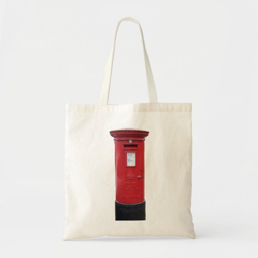 Red British Post box Tote Bag (Voorkant)