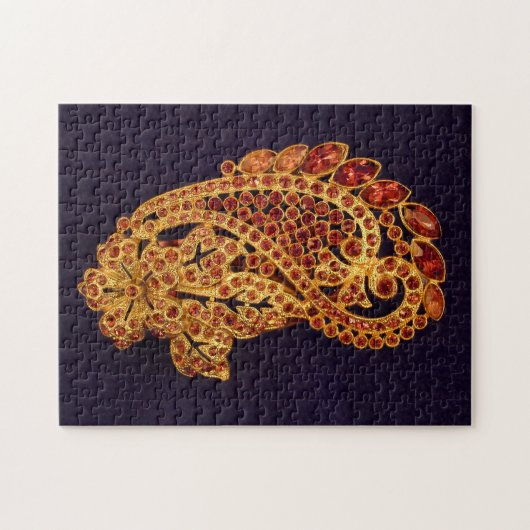 Red Brooch kalmeert een uitdagende puzzel (Horizontaal)