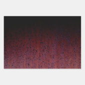 Red Brown Black Ombre Rust Metal Patina Inpakpapier Vel (Voorkant)