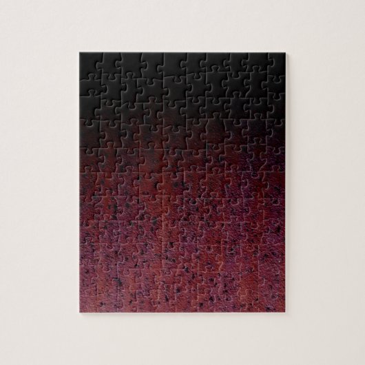 Red Brown Black Ombre Rust Metal Patina Legpuzzel (Verticaal)