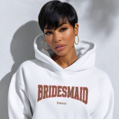 Red + Brown Checkered Varsity BRIDESMAID Trui