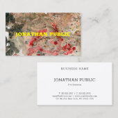 Red Brown Sjabloon Professional Modern Trendy Visitekaartje (Voorkant / Achterkant)