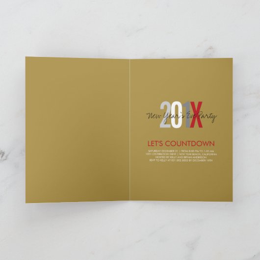 Red Bubble Bottles nieuwjaarsfeest Feestdagen Kaart (Binnen)