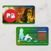 RED BUBBLE SK8N VISITEKAARTJE (Voorkant / Achterkant)