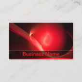 Red Bubble Swoosh Visitekaartje (Voorkant)