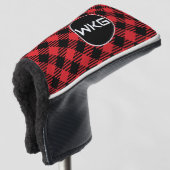 Red Buffa Pset Gepersonaliseerd Golf Blade Putter  Golfheadcover (3/4 voorkant)