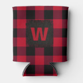 Red Buffalo Check Monogram Blikjeskoeler (Voorkant)