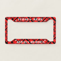 Red Buffalo Check Nurse Heroes License Bord Lijst