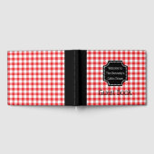 Red Buffalo Check Plaid Welkom in onze hut Gastenboek (Volledig)