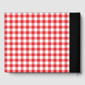 Red Buffalo Check Plaid Welkom in onze hut Gastenboek (Achterkant)