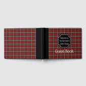 Red Buffalo Check Plaid Welkom in onze hut Gastenboek (Volledig)