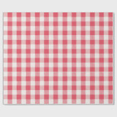 Red Buffalo Check Pset Holiday Patroon Cadeaupapier (Vlak)