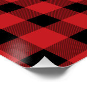 Red Buffalo Country Lumberjack Pset Perfect Poster (Hoek)