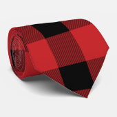 Red Buffalo Country Lumberjack Pset Stropdas (Opgerold)