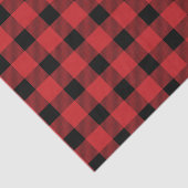 Red Buffalo Country Lumberjack Pset Tissuepapier (Detail)