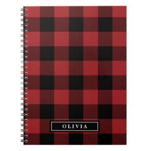 Red Buffalo gepantserde spiral notebook Notitieboek