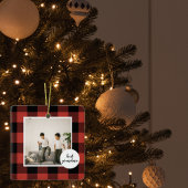 Red Buffalo heeft de beste grootmafoto gemaakt Keramisch Ornament