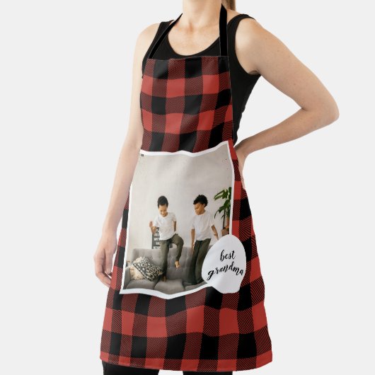 Red Buffalo heeft de beste grootmafoto gemaakt Schort (Insitu)