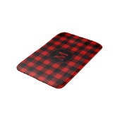 Red Buffalo met aangepast monogram Badmat (Gekanteld)