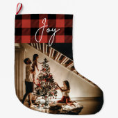 Red Buffalo met foto's en joy Grote Kerstsok (Voorkant)