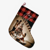 Red Buffalo met foto's en joy Grote Kerstsok (Voorkant (Hangend))