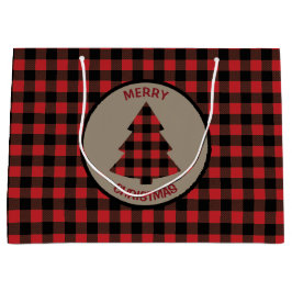 Red Buffalo met kerstboom - grote cadeautas