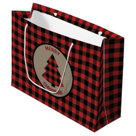 Red Buffalo met kerstboom - grote cadeautas
