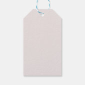 Red Buffalo met kerstcadeaus Label Cadeaulabel (Achterkant)