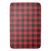 Red Buffalo Plaid Badmat (Voorkant Verticaal)