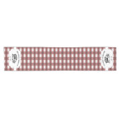 Red Buffalo Plaid Boerderij Pig Short Table Runner Korte Tafelloper (Horizontaal)