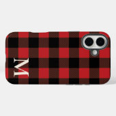 Red Buffalo Plaid Check Case-Mate iPhone Case (Achterkant (horizontaal))