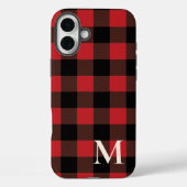 Red Buffalo Plaid Check Case-Mate iPhone Case (Achterkant)
