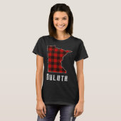 Red Buffalo Plaid Duluth Minnesota Gif Home State  T-shirt (Voorkant volledig)