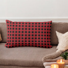 Red Buffalo Plaid Holiday Pillow Kussen