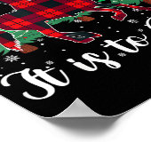 Red Buffalo Plaid Horse Oh What Fun It Is To Ride Poster (Hoek)