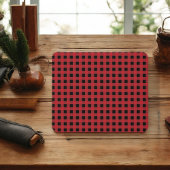 Red Buffalo Plaid Muismat voor Holiday Decor