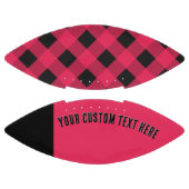 Red Buffalo Plaid Rustic Check Pattern American Football (Panelen)