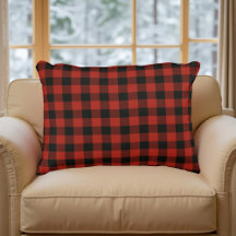 Red Buffalo Plaid Rustic Pattern voor Mannelijk