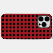 Red Buffalo Plaid Telefoonhoes voor Vakantie & Gif Case-Mate iPhone Case (Achterkant (horizontaal))