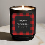 Red Buffalo Plaid Vrolijk Kerstfeest Vierkante Sticker<br><div class="desc">Vier het vakantieseizoen met deze Red Buffalo Plaid Merry Christmas candle sticker. Met een klassiek rood buffelplaid en een feestelijke ‘Merry Christmas’ boodschap brengt deze sticker warmte en charme aan elke kaars. Perfect voor rustieke vakantie decor, winter bijeenkomsten, of als een gezellige touch voor seizoensgebonden geschenken, het is een geweldige...</div>