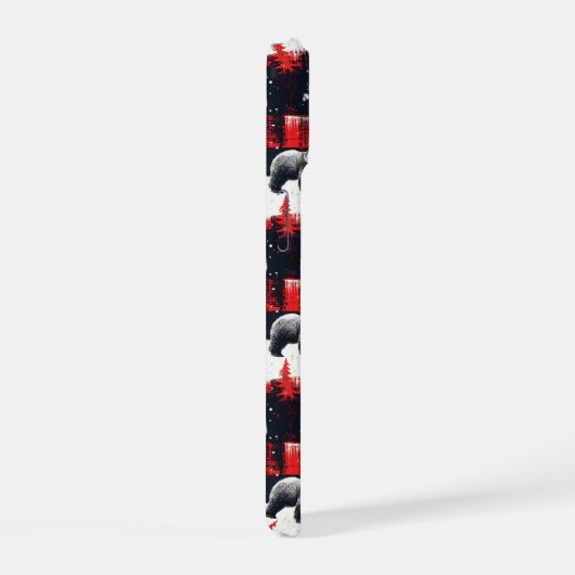 Red Buffalo Plaids Polar Beer iPhone 15 Case (Rechterkant)