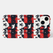 Red Buffalo Plaids Polar Beer iPhone Hoesje (Achterkant horizontaal)