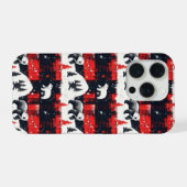 Red Buffalo Plaids Polar Beer iPhone Hoesje (Achterkant horizontaal)