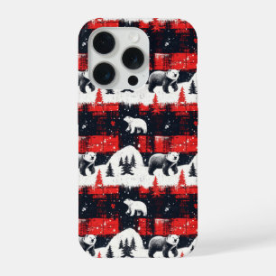 Red Buffalo Plaids Polar Beer iPhone 15 Pro Case