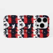 Red Buffalo Plaids Polar Beer iPhone Hoesje (Achterkant horizontaal)