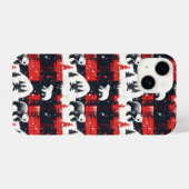 Red Buffalo Plaids Polar Beer iPhone Hoesje (Achterkant horizontaal)