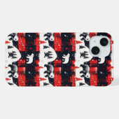 Red Buffalo Plaids Polar Beer iPhone Hoesje (Achterkant horizontaal)