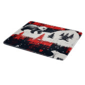 Red Buffalo Plaids Polar Beer Snijplank (Hoek)