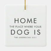 Red Buffalo Play Dog Foto | Dog Quote Keramisch Ornament (Achterkant)