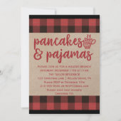 Red Buffalo Play Pancakes en Pajamas Party Kaart (Voorkant)
